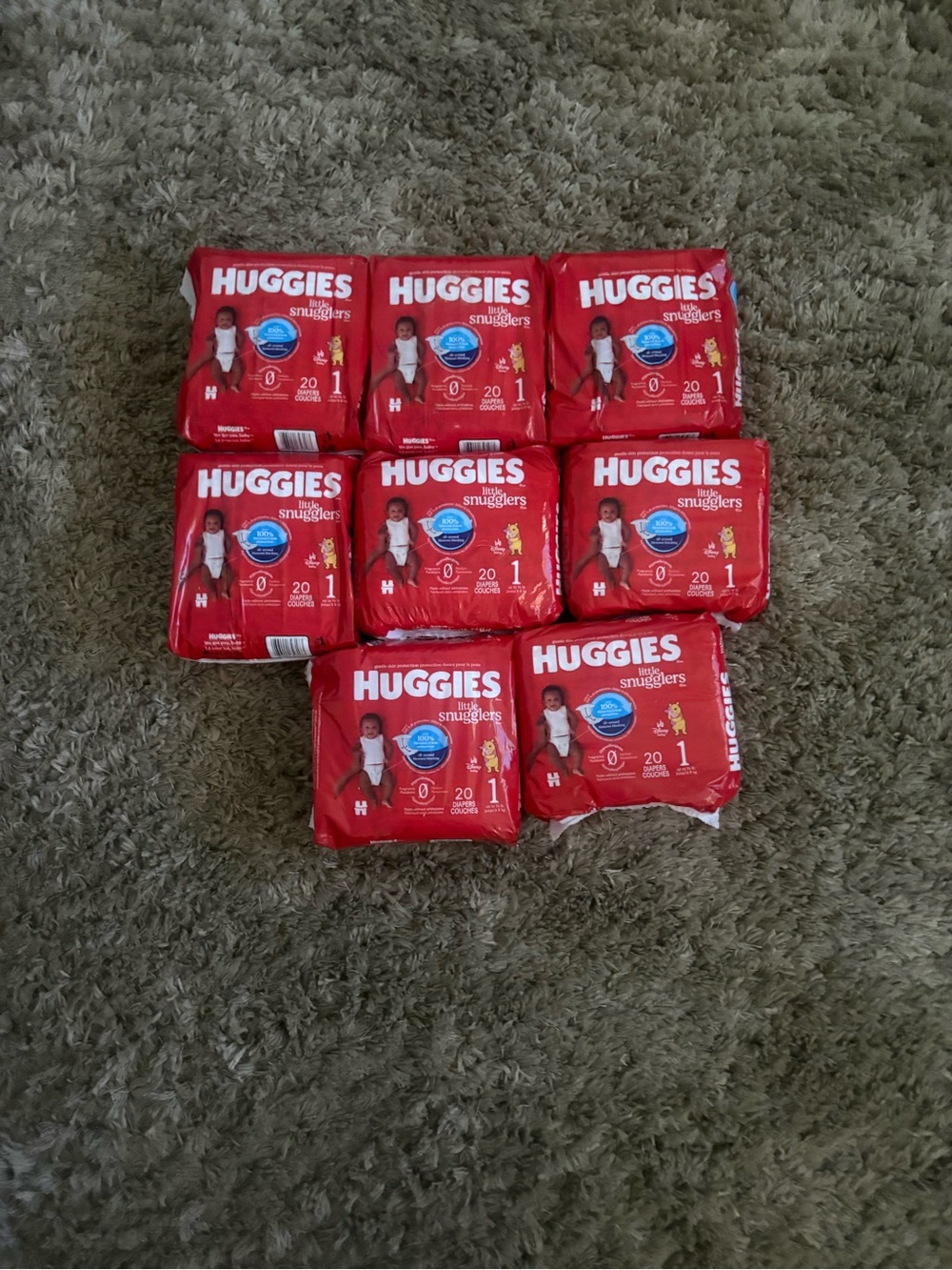 Huggies Little Snugglers Diapers Size 1 - Red Pack